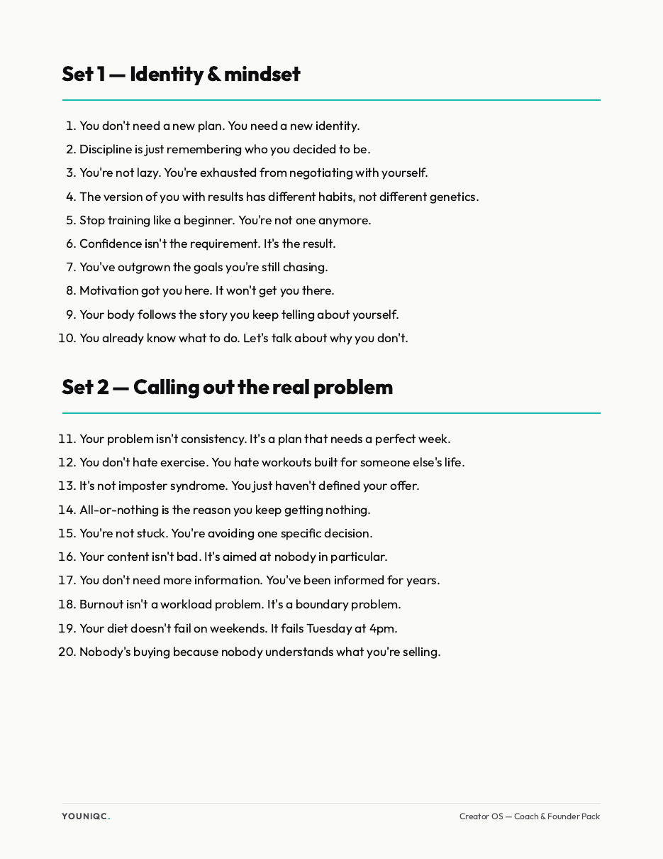 Swipe File — hooks page